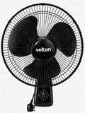 VELTON BLACK 16 INCHES WALL FAN